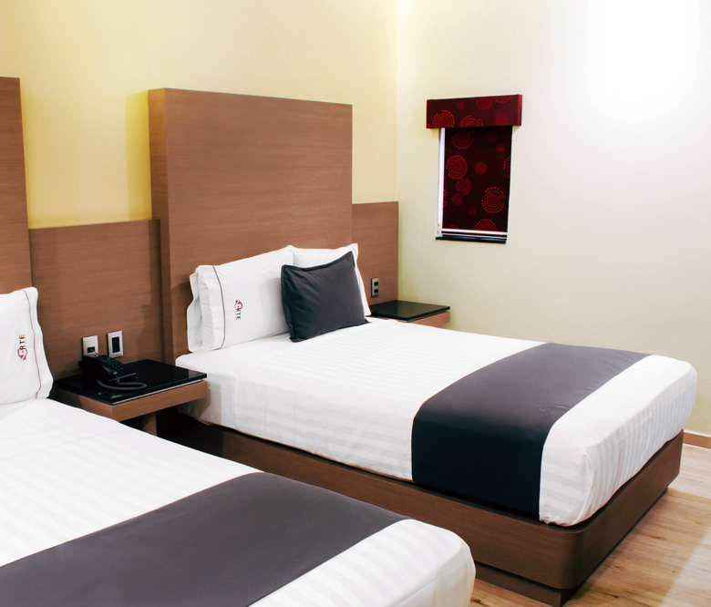 Hotel Norte Habitación Doble con Dos Camas King Size 2 3 y 4 personas